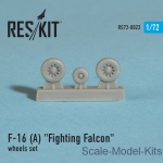 RS72-0023 Wheels set for F-16 (A) Fighting Falcon (1/72)