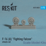 Wheels set for F-16 (A) Fighting Falcon (1/72)