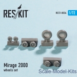 RS72-0034 Wheels set for Mirage 2000 (1/72)