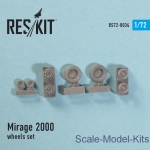 Wheels set for Mirage 2000 (1/72)