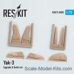 Decals / Mask: Yak-3 uprade & detail set, Reskit, Scale 1:72