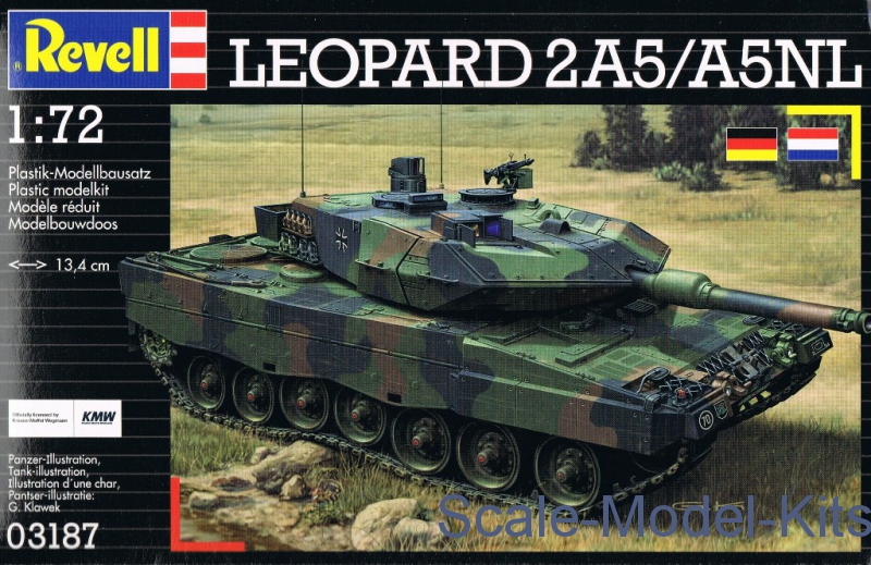 Revell - Leopard 2A5 / A5NL - plastic scale model kit in 1:72 scale ...