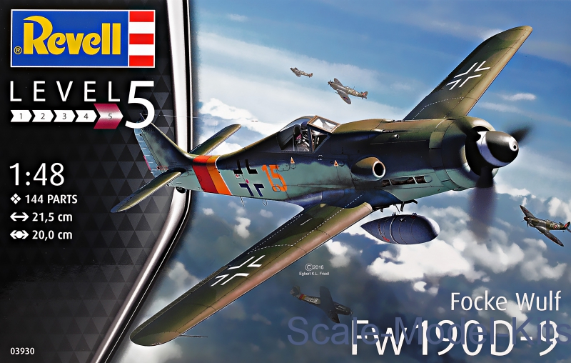 Revell Focke Wulf Fw 190 D 9 Plastic Scale Model Kit In 1 48 Scale