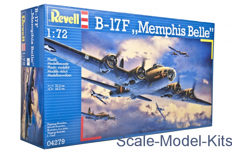 Revell - B-17F Memphis Belle - plastic scale model kit in 1:72 scale ...