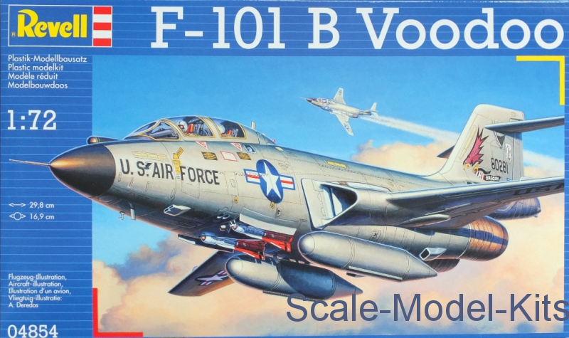 Revell - F-101B VOODOO - plastic scale model kit in 1:72 scale (RV04854 ...