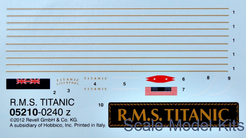 Set regalo RMS Titanic 2 modelli Revell 05727 scala 1:700 + 1:1200