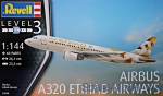 Civil aviation: Airbus A320 Etihad, Revell, Scale 1:144