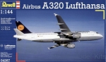 Civil aviation: Airbus A320 'Lufthansa', Revell, Scale 1:144