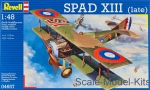 Biplane / Triplane: Spad XIII late version, Revell, Scale 1:48