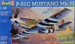 Fighters: P-51C Mustang Mk.III, Revell, Scale 1:48