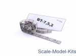 Detailing set: 1/35 Sector35 3520-SL - Assembled metal tracks for BT-7,5,2, Sector35, Scale 1:35