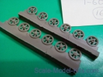 Detailing set: Support rollers tank T-60 (ACE, Amodel), Tankograd, Scale 1:72