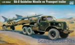 TR00204 1/35 Trumpeter 00204 - SA-2 Guideline Missile on Transport trailer