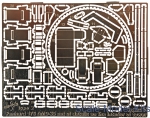 Photo-etched parts: Photoetched set of details on an interior for 178 AMD-35 type 2 (ICM model kit), Vmodels, Scale 1:35