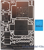 Photo-etched parts: Photoetched set - Radio ER-26 ter for Panhard 178 AMD-35, Vmodels, Scale 1:35