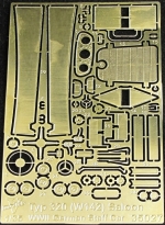 Photo-etched parts: Mercedes-benz typ 320 (W142) Saloon WWII German Staff Car (ICM model kit), Vmodels, Scale 1:35